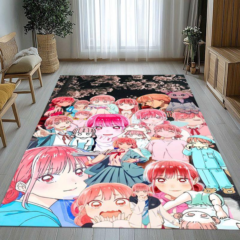 Anime Blue Box Ao No Hako Love Hina Cartoon Wohnzimmer Rutschfeste Teppichfläche Weicher Teppich für Schlafzimmer Kinder Sofa, Heimdekoration Fußmatte
