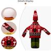 Christmas Decorations Wine Bottle Cover Knitted Wine Bottle Bag Christmas Party Ornaments