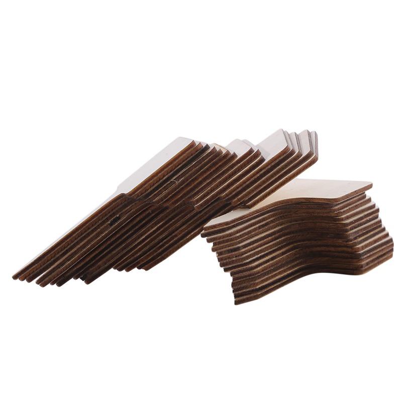 5/10/20/30/50PCS Bamboo Plant Labels Vegetable Garden Markers T-Type Plant Tags for Plants