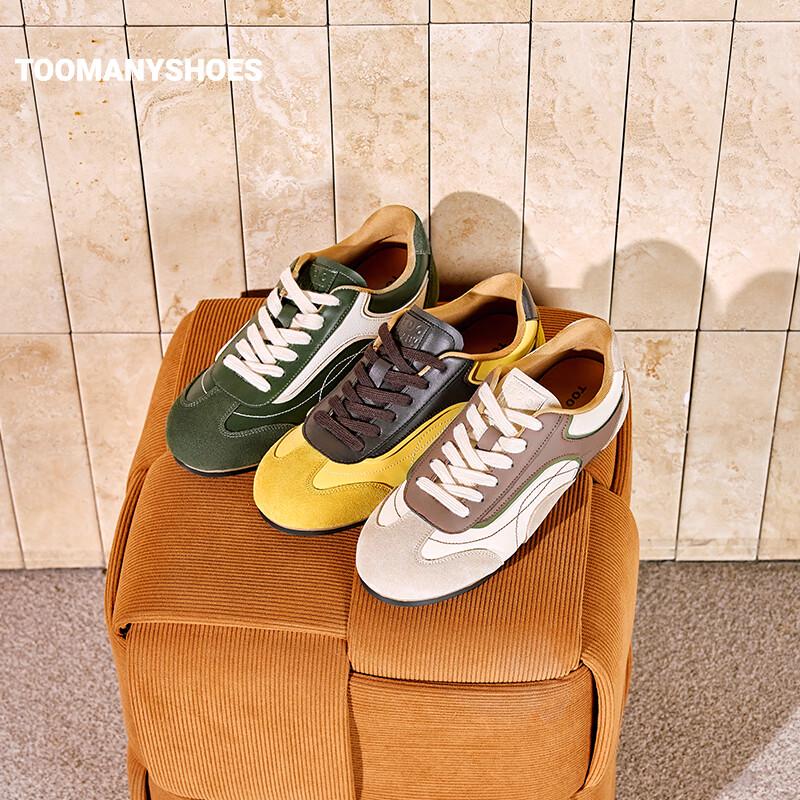 TOOMANYSHOES Women s Retro Casual Flat Sneakers 38