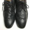 Gravati Vintage Made In Italy Wingtip Business Shoes Black Men's Size 11(USED)