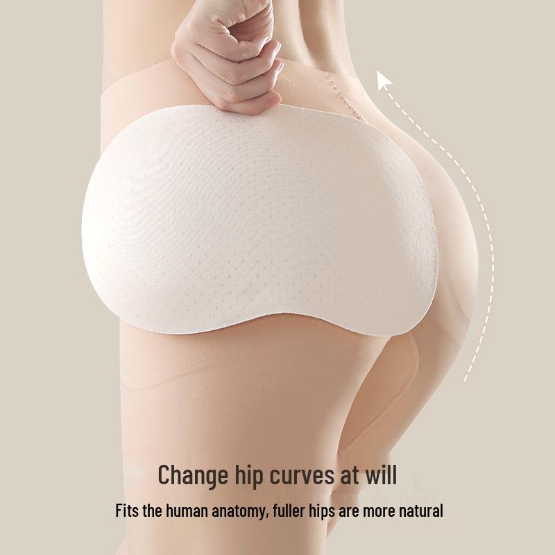 Damen Hüftformende Hose: Gepolsterter, hochtaillierter Boyleg mit Bauchkontrolle und abnehmbarem Sicherheitszwickel für breitere Hüften