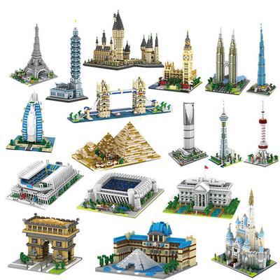 Architecture 3D DIY Big Ben Building Blocks Sets City Bricks Classic Skyline