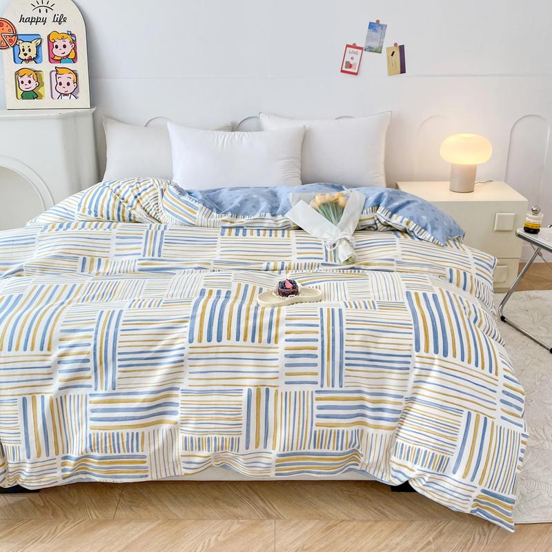 Cotton Printed Duvet Cover, Multi-color Duvet Cover, Soft Oversized Duvet Cover, Double Comfortable Single Duvet Cover
