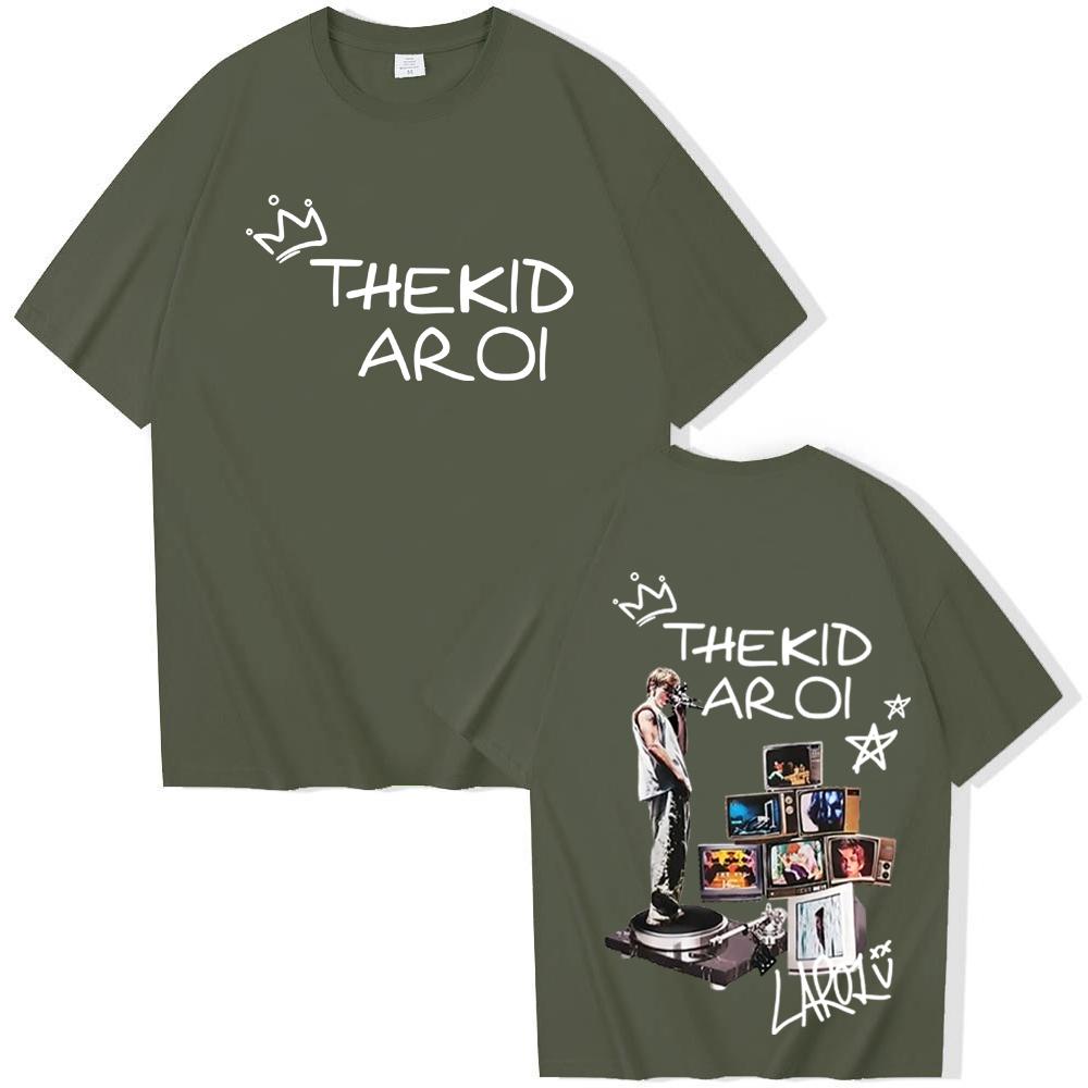 The Kid LAROI The First Time Tour 2026 Tshirt Unisex Unisex Harajuku Short Sleeve Oneck Casual Shirt