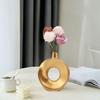 1 Stk. Holzvase für Heimdekoration | Dekoratives Ästhetisches Ausstellungsstück für Wohnzimmer, Schlafzimmer, Büro, Balkon, Couchtisch |