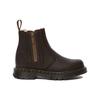 Dr. Martens 2976 Wintergrip Round Toe Zip Ankle Boots Women Boots Dark-Brown 24017201