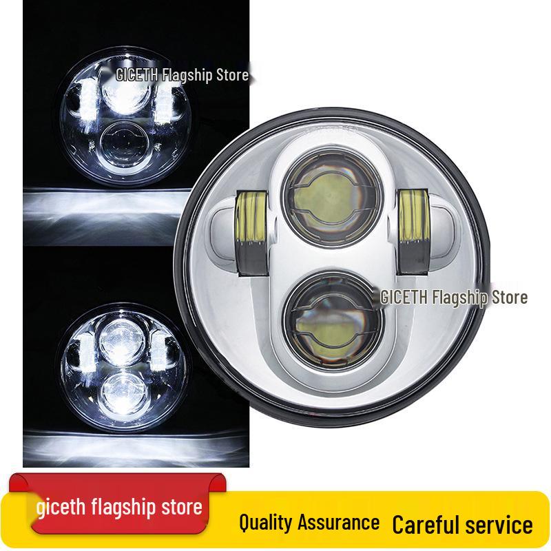5.75" LED Headlight for Harley X48, XL883R/L 750, Dyna, Benelli 400 Motorcycles & Scooters - Off-road Compatible