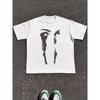 Cotton Post Punk Weeping Eyes Tshirt Unisex YK Aesthetic Pattern Printed Tshirt Top Tshirt