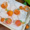 Bag Pendant 1:1 Realistic Orange Shape Resin Keychain with Bell Sound High Simulation Fruit Charm Key