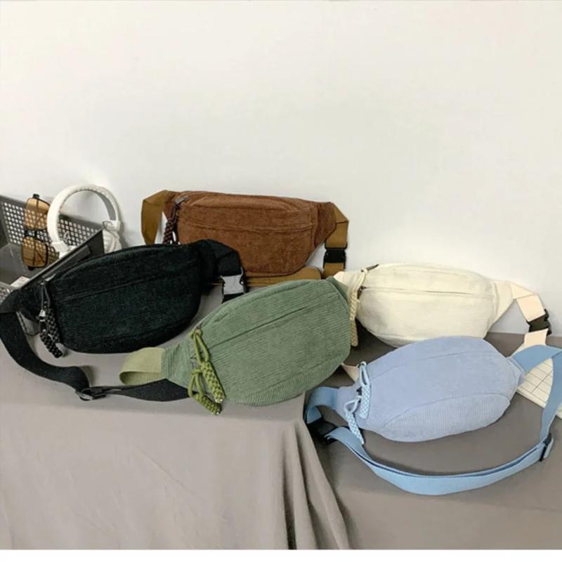 A Multi-layered Corduroy Casual Handbag for Women, A Versatile Crossbody Bag for Girls, and A Mobile Phone Case for Outdoor Use
