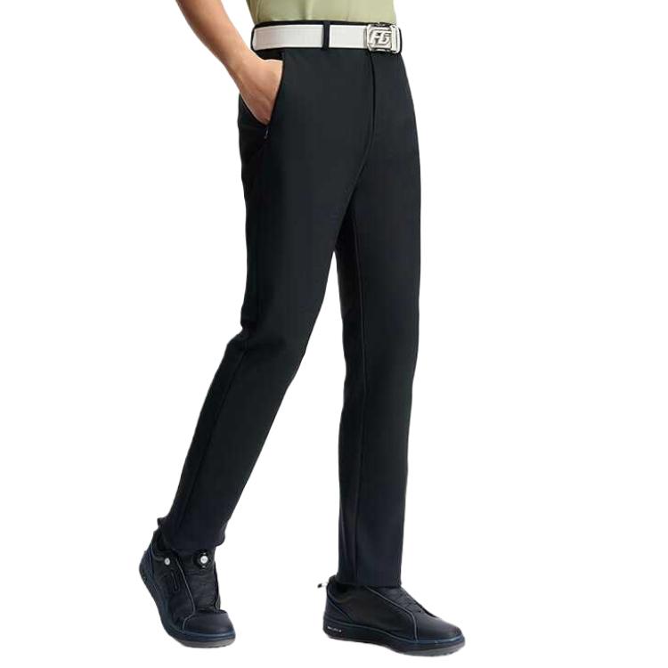 Fila Golf Series SS25 Soft Comfortable Versatile Fashion Knitted Sports Pants Men Bottoms Deep-Black A11M515604F