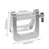 Heavy Duty Aluminum Manual Toothpaste Dispenser Tooth Paste Tube Squeezer Accessories Hair Color Dye Rolling Squeezing Tools