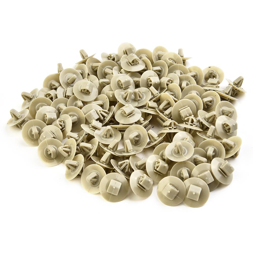 100 de bucăți cleme de mașină pentru Kangoo Trafic Master-Nissan Primastar Opel Vivaro Trafic lateral turnare protectie inferioară ornamente uși