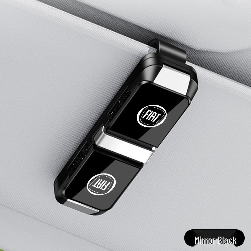 Fiat 500 Glasögon- och Biljettklämma för Solskydd