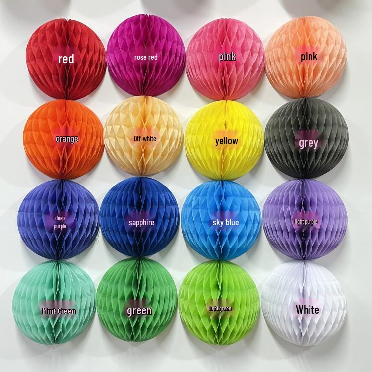 Honeycomb Flower Ball Lantern for Wedding & Birthday Party Décor