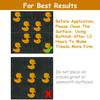 12pcs Duck Design Anti-slip Shower Tread Sticker Bathtub Non-slip Tape For Children's Floor Stairs Steps Bathroom