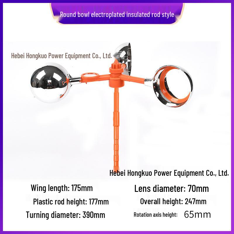 Solarbetriebener Reflektierender Vogelabwehrer - Outdoor Obstgarten- & Ackerland-Abschreckwerkzeug