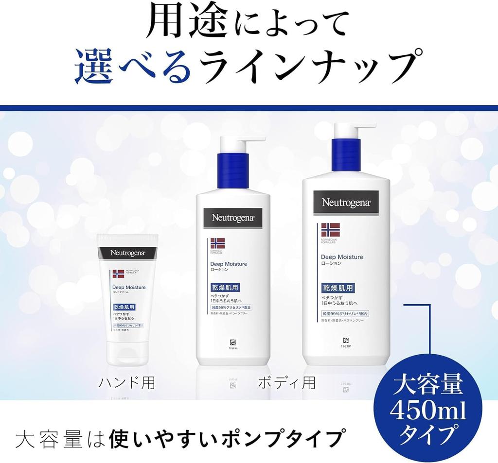 Neutrogena Norwegische Formel Tiefenfeuchtigkeit Handcreme für Trockene Leichte 75ml Haut, Parfümiert,