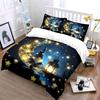 Fairy Moon Gnome Led Decor Multiple Sizes Kid'S And Adults' Bedroom Exquisite 3Pc Bedding Set, Gift