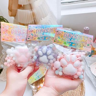 Billy's House Cat Paw Soft Cat Jelly 4 Farben Ein Set Weiß Rosa Blau Lila, beliebtes koreanisches Spiel