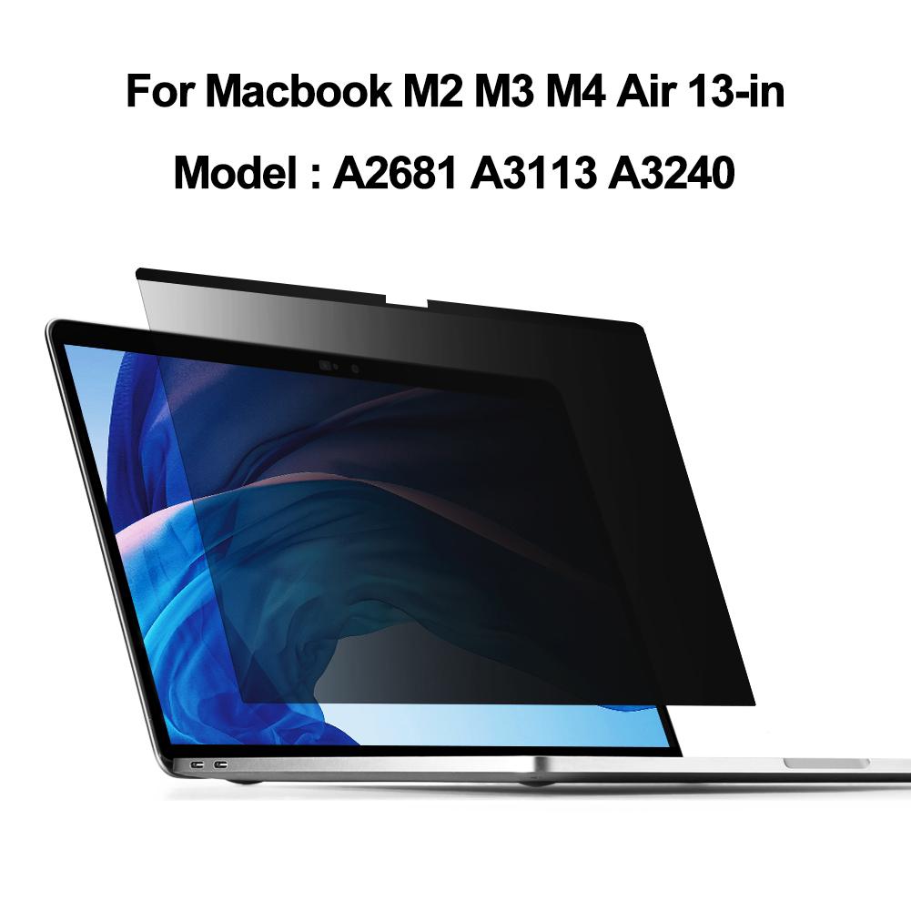 

Магнитная пленка-защита экрана от подглядывания Для Macbook Air 13 15 M2 M3 M4 M5 Pro 14 16 Анти-пик Анти-шпионская пленка Фильтр конфиденциальности M2 M3 M4 Air 13 in