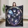 Twisted-Wonderland the Animation Anime Regalo Coperta Per Uomini Donne Calda Accogliente Soffice Coperte da Lancio per Divano Misure Multiple
