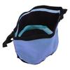 Horse Feed Bag Spill Proof Design Mesh Nose Feed Bag with Adjustable Strap for Feeding Grain Powder Supplement Blue