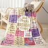 Floral Birthday Celebration Flannel Blanket-Soft and Suitable for Sofas,Beds,Offices,Travel,All Seasons,Great Gift for Holidays and Birthdays.