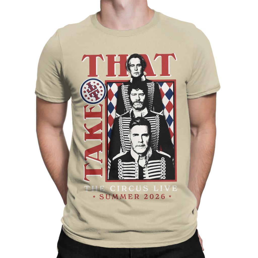 New Arrival Take That The Circus Live Tour 2026 T Shirt For Unisex Unisex Cotton Tee Shirt Short Sleeve Clothing
