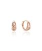 Lloyd Volume Link 10K Gold One-Touch Ring Earrings Lotp3014T