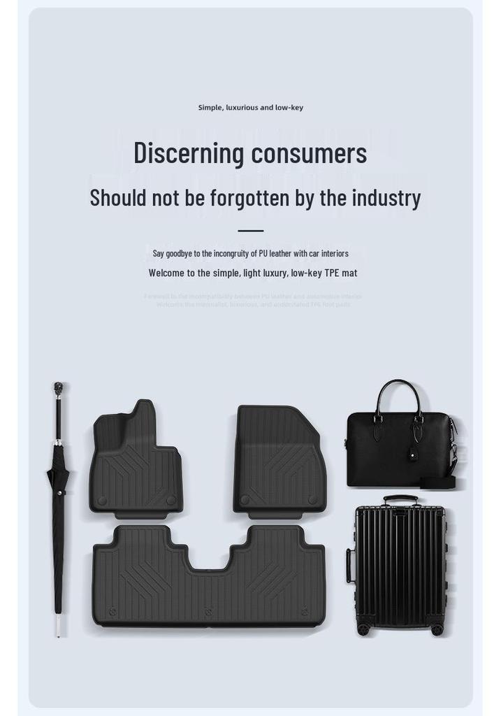 Zeekr 8X Car Floor Mats - Fits 26 Models, TPE, Waterproof, Anti-Slip, Eco-Friendly Trunk Mat