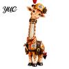 Acryl Hangende Sieraden Giraffe Kerst Geldhouder Ornament, Geldclip Decor voor Ruimtebesparende Kerstboomzak Auto, Schattige Beroepsfiguur, Decoraties