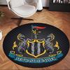 Newcastle Unite (19) Tapis de Bureau Rond Tapis de Sol Décoratif pour Bureau Chambre Salon et Espace Maison