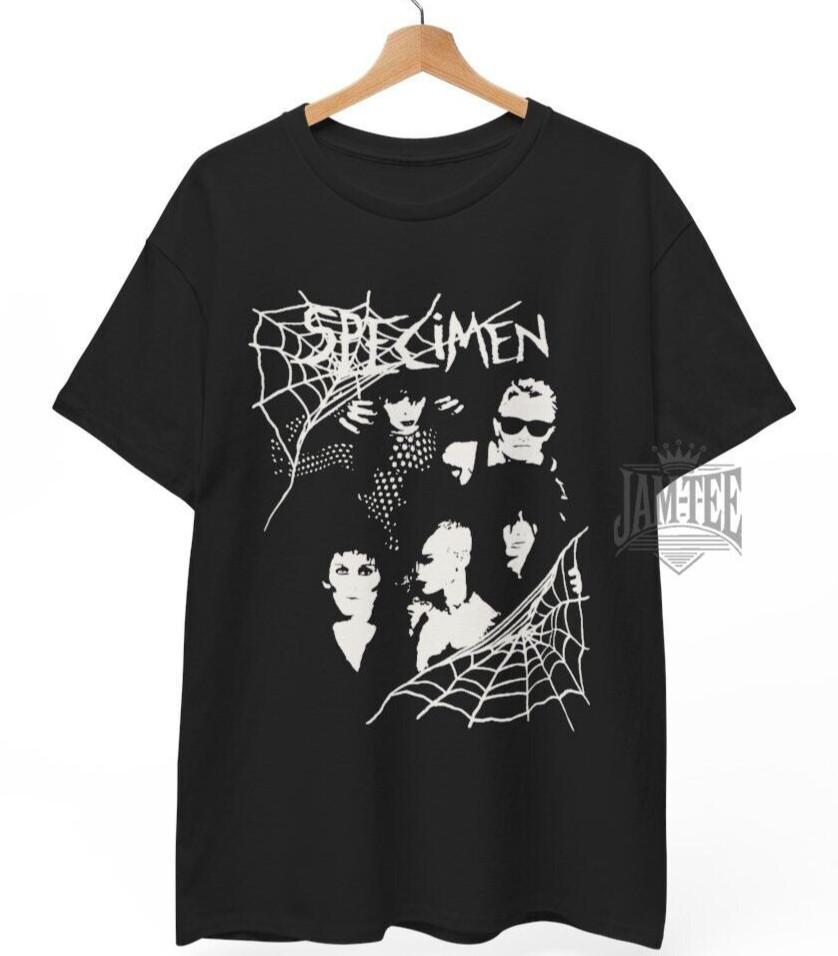 

Specimen T-shirt, Gothic Deathrock Goth Post Punk Music Band,Unisex Tee XL
