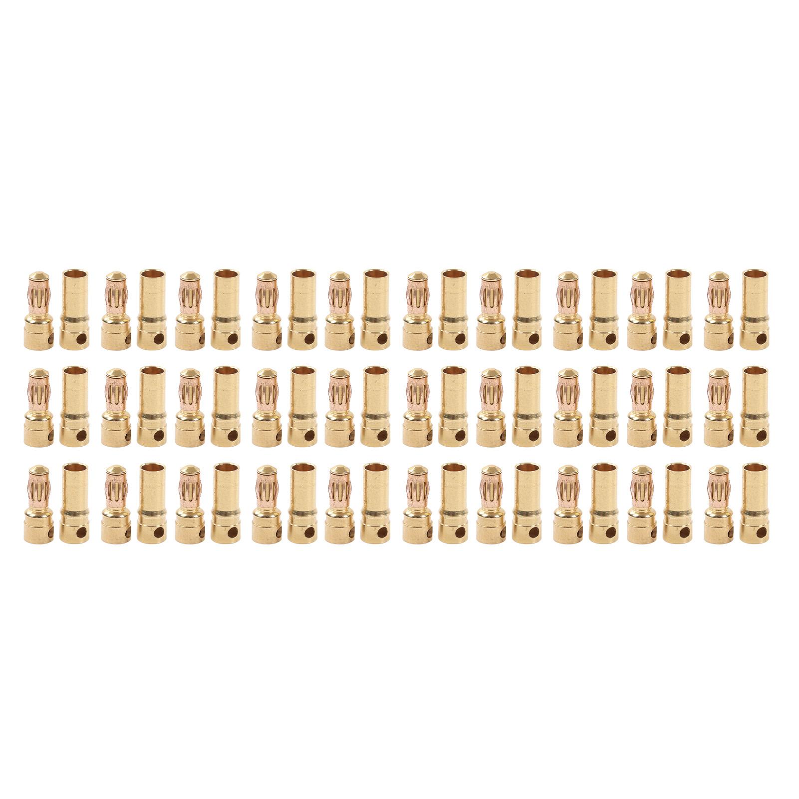 

30 Pairs Banana Connectors Plugs Gold Plated Corrosion Preventing Brass Male Female Connector Plug