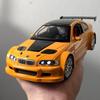 1:24 BMW M3 GTR E46 Performance Straßenrennsport Legierung Metall Druckguss Modellauto Zuhause Trendiges Ornament Simulation Sammlerstück Hobby Spielzeug