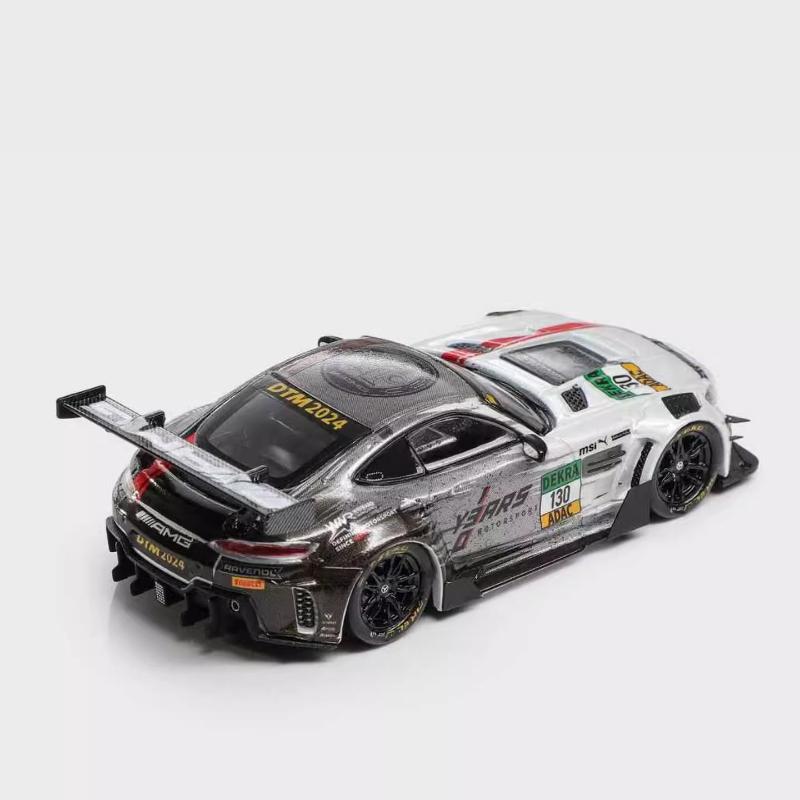 Rhino Model1:64 2024 Mercedes-Benz AMG GT S DTM Nürburgring Racing Simulation Alloy Car Models Collection
