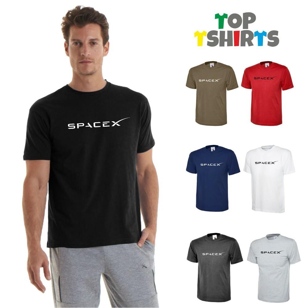 

Mens SPACE X Elon Musk Mars Tshirt Rocket Science Space Aliens Billionaire Top 2XL