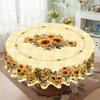 Sweet Floral Tablecloth Waterproof Desk Decoration Cloth Sweet Picnic Mat  Holiday Party