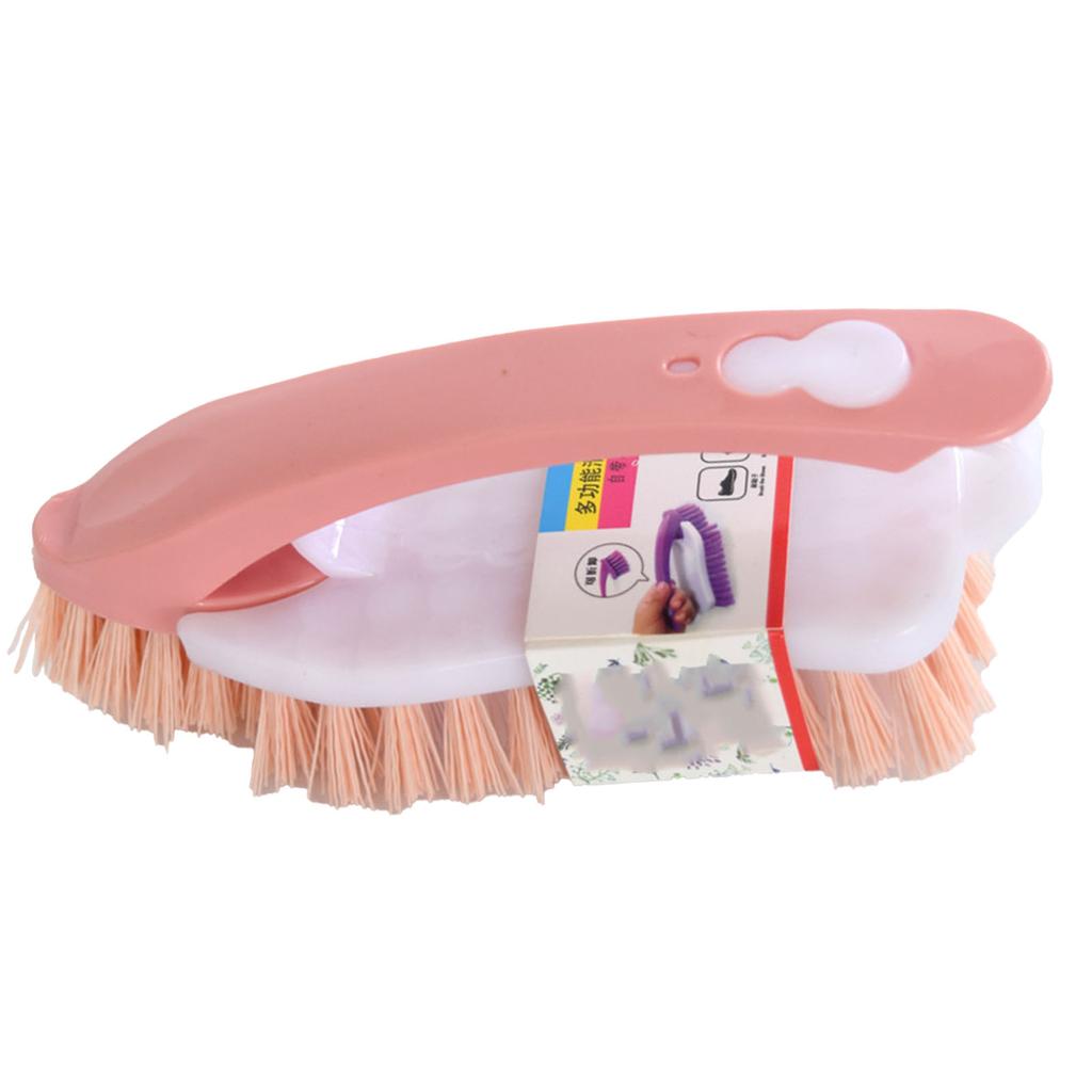2 in 1 Cleaning Brush Multifunctional Handheld Removable Scrubbing Brush Gaps Brush Scrubber Shoe Brush