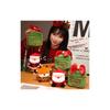 Christmas Gift Box Santa Claus Deer Plush Toy Doll With Pp Cotton Filling For Holiday Decor And Gift Giving