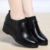 Damenschuhe Slope Order Schuhe für Damen Herbstschuhe für mittleres Alter Schuhe mit mittleren Absätzen Schuhe mit weichen Sohlen Bequem