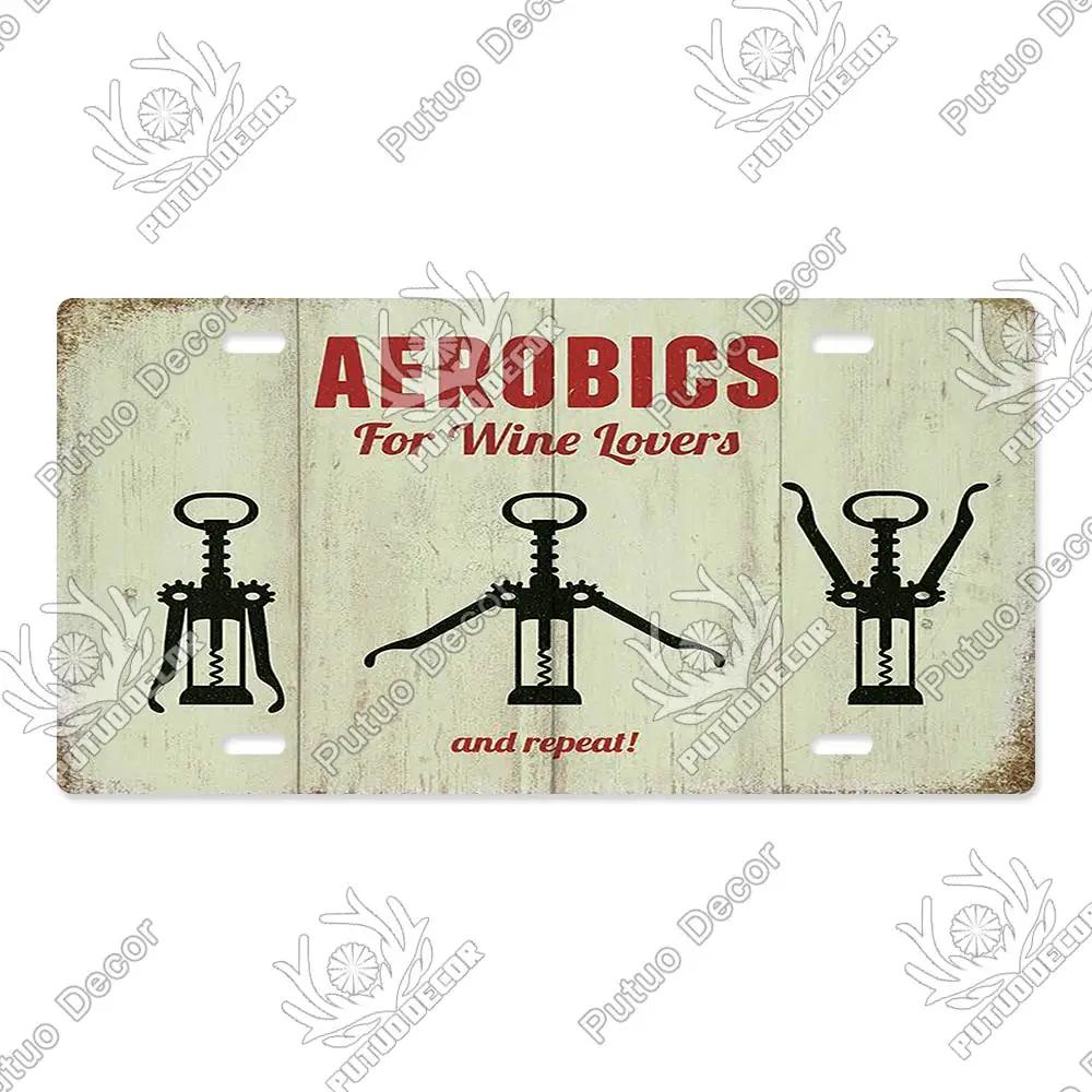 Putuo Decor Bier Metallschild Blechschild Plakette Metall Vintage Nummernschild Dekoration für Bar Pub Man Cave Wohnzimmer Wanddeko