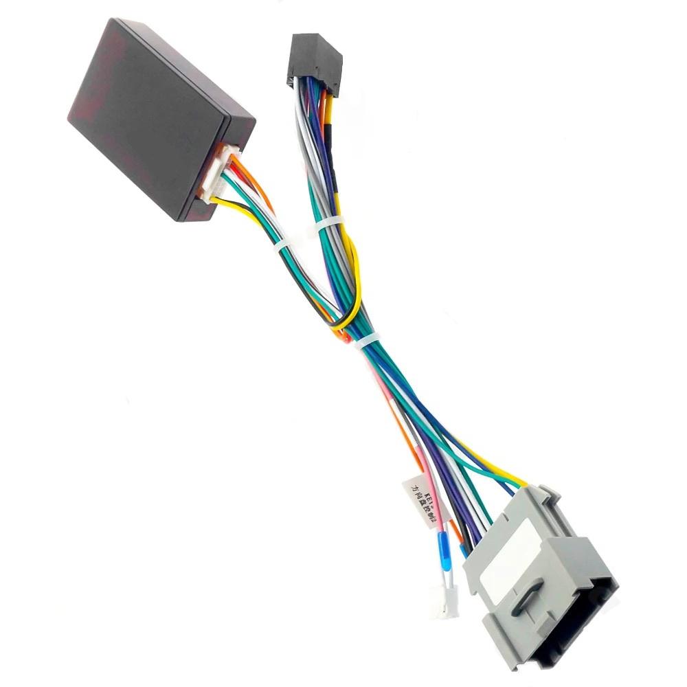 Car 16Pin Power Wiring Harness Adapter W/ Canbus Box For Hummer H2/H3 2002-2006