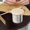 Free Brush Crepe Oil Spreader Stainless Steel BBQ Spread Sponge Oil Wiper Cloth  Grilling