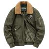 Men's Autumn and Winter Velvet Thickened American Retro Tooling Cotton-padded Jacket Pilot Casual Jacket Cotton-padded Jacket