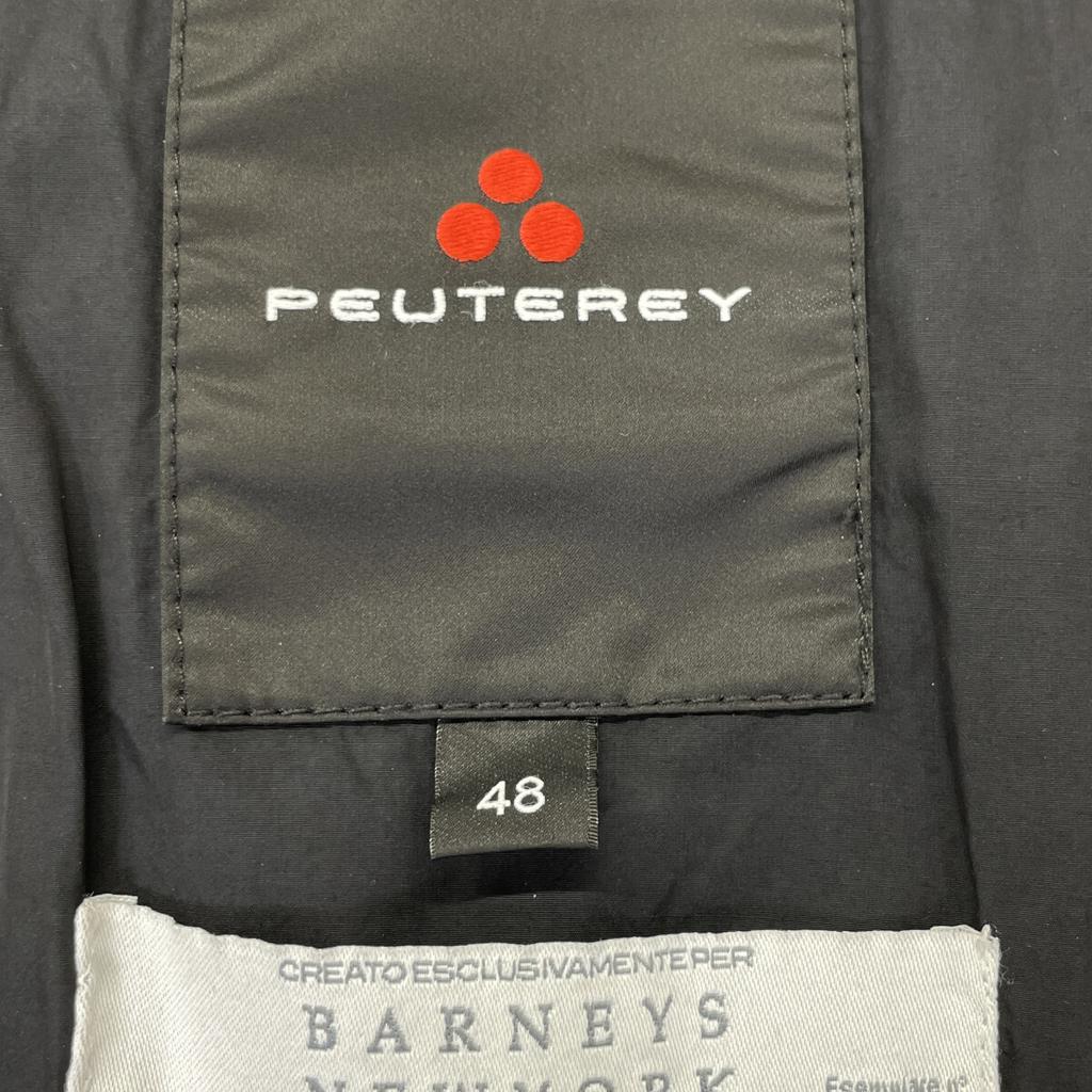 PEUTEREY [Barney's New York Exclusive] 47233400 Black Hooded Down Jacket Jacket 48 blackUsed