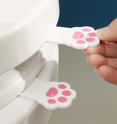Cute Cartoon Toilet Handle Toilet Lid Holder