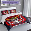 3pcs Custom Name Mobile Suit Gundam Set,Includes 1 Duvet Cover and 2 Pillowcases,All-season Bedroom Decor